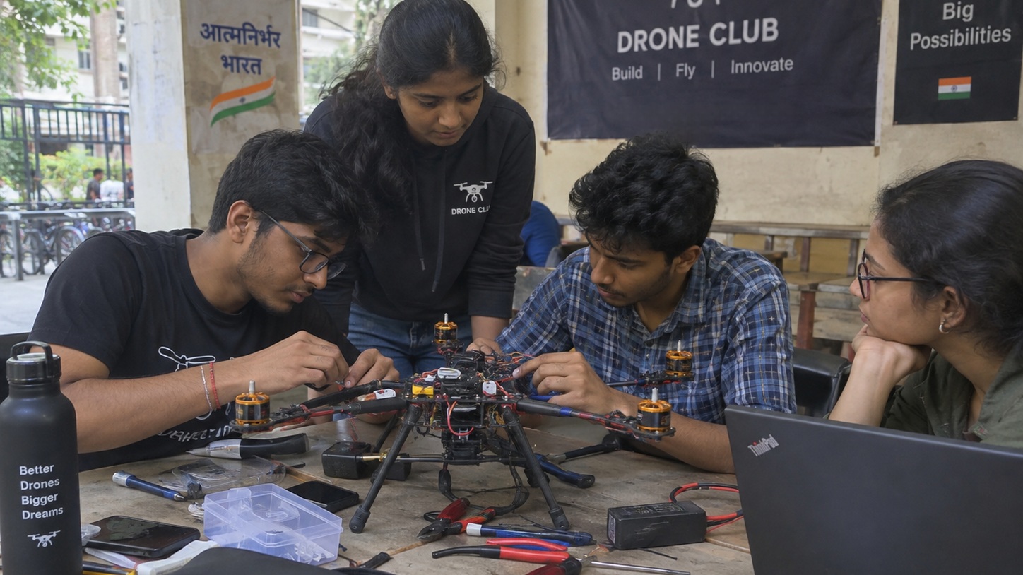 Academics drone education and student club