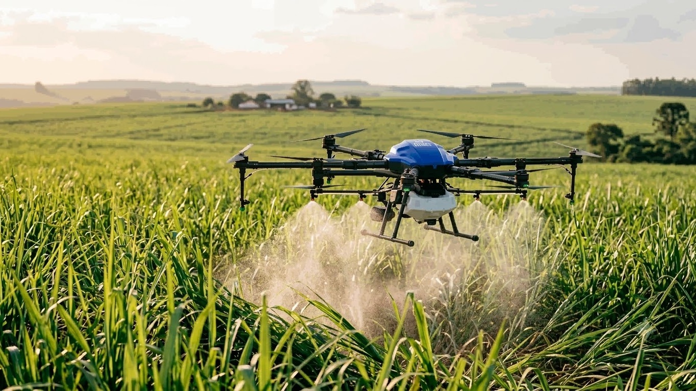 Precision Agriculture Drone Operation